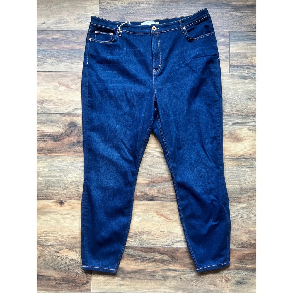 Vineyard Vines Womens Dark Wash High Rise Skinny Jeans Blue Denim Size 37